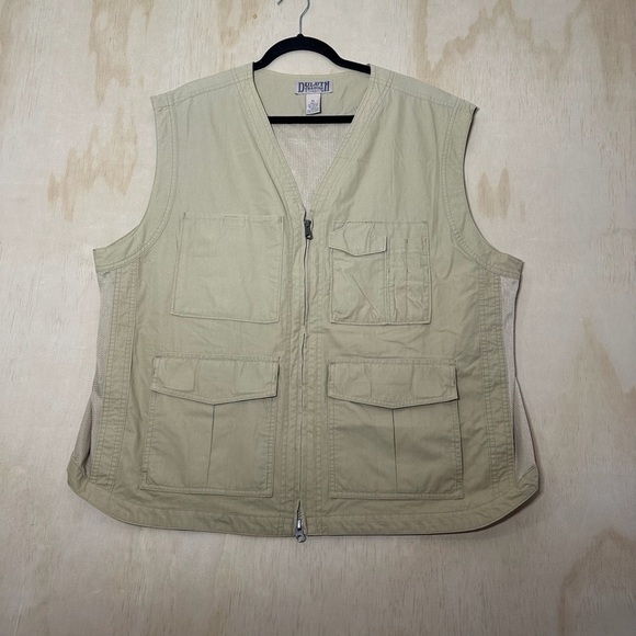 Duluth Trading Utility Vest Cargo Fishing Outdoor Hiking Zip Up Size XL - Picture 1 of 11